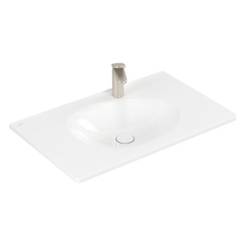 Раковина подвесная Villeroy & Boch Antao, прямоугольный, 80×50 см, CeramicPlus, белый